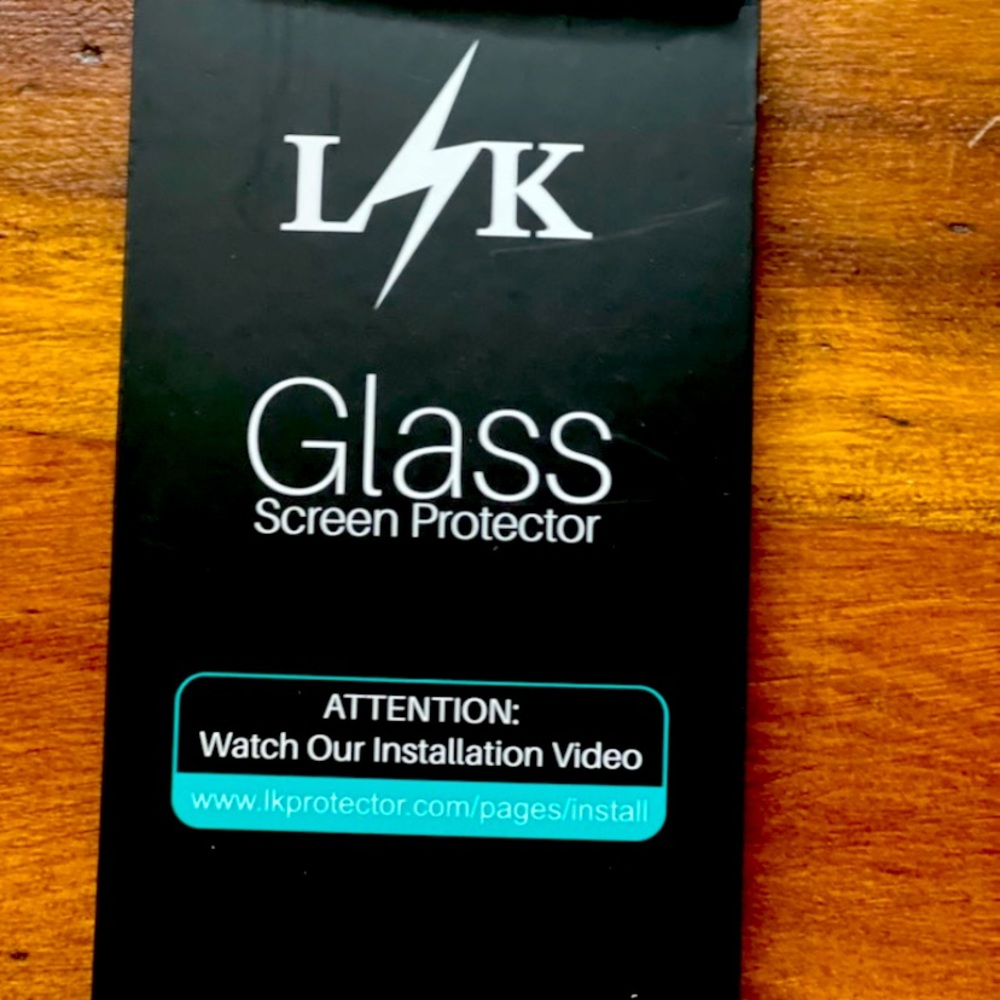 LK tempered glass screen protector for iPhone 11pro